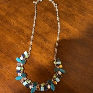 J. Crew Multicolor Gemstone Necklace